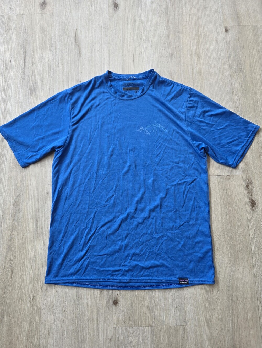 Patagonia Capilene Cool Daily Graphic T-Shirt Size XS Blue